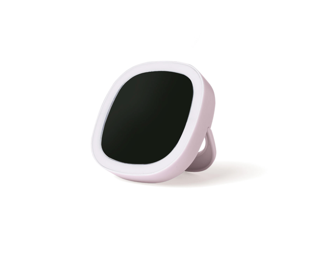 Lemon Lavender® Ready, Set, Glow Mini LED Makeup Mirror – Lighted Travel Mirror - Lavender