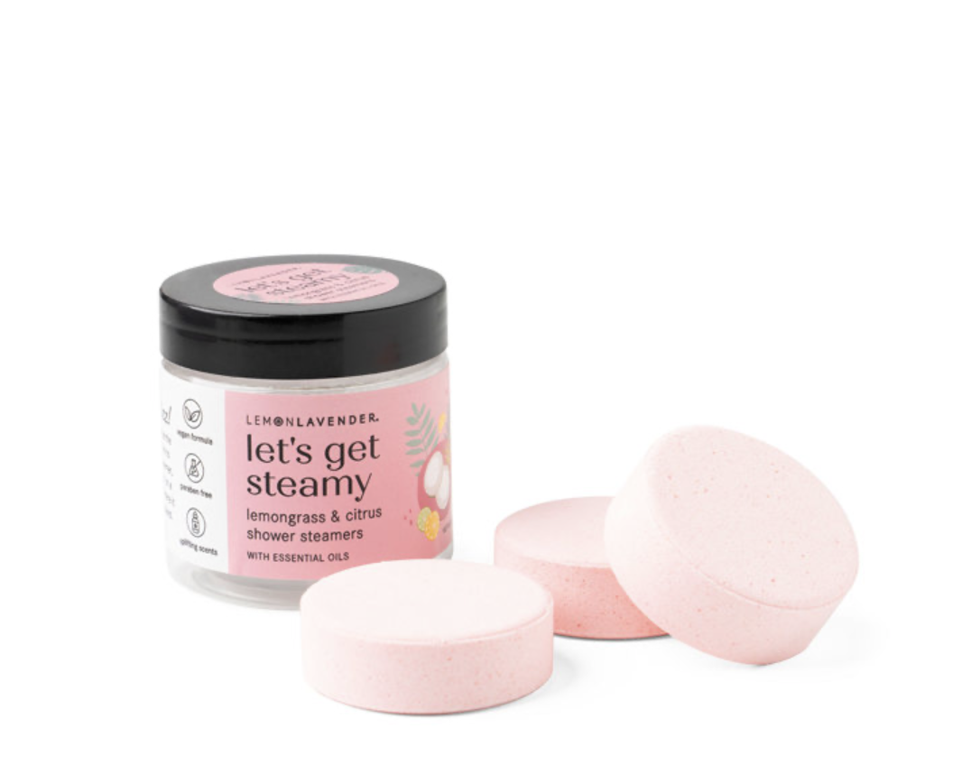 Lemon Lavender® Shower Bombs – 3 Pack Aromatherapy Steamers with Essential Oils - Lemongrass & Citrus