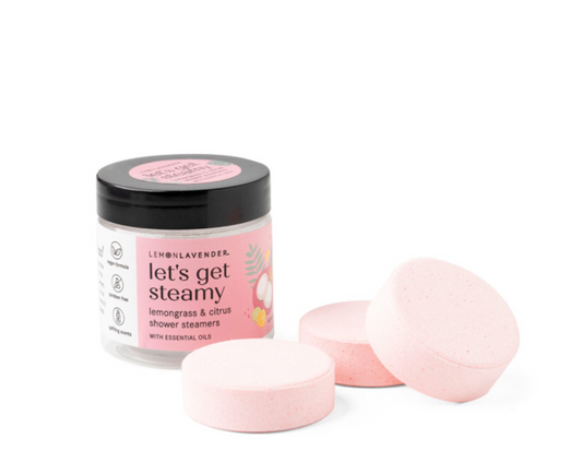 Lemon Lavender® Shower Bombs – 3 Pack Aromatherapy Steamers with Essential Oils - Lemongrass & Citrus