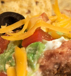 Seven Layer Dip - Salsa & Fiesta Dips