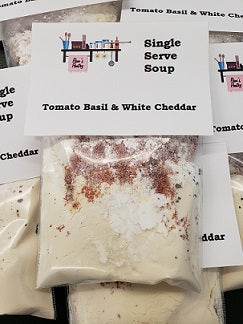 Tomato Basil White Cheddar Soup - Single Serve Soups