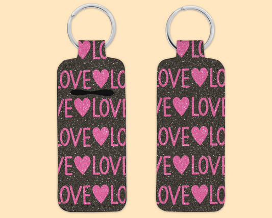 Chapstick / Lip Balm Keychain - Love