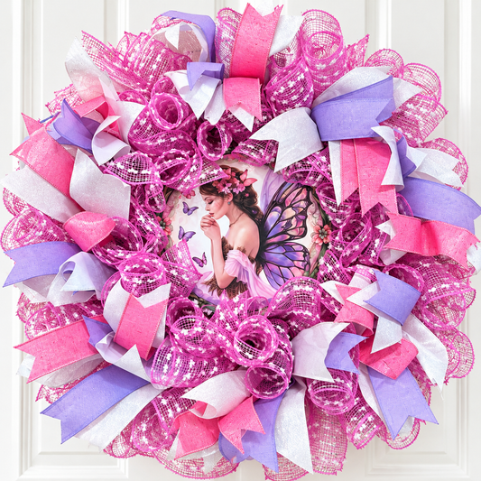 Enchanted Fairy Handmade Wreath – M & M Creations