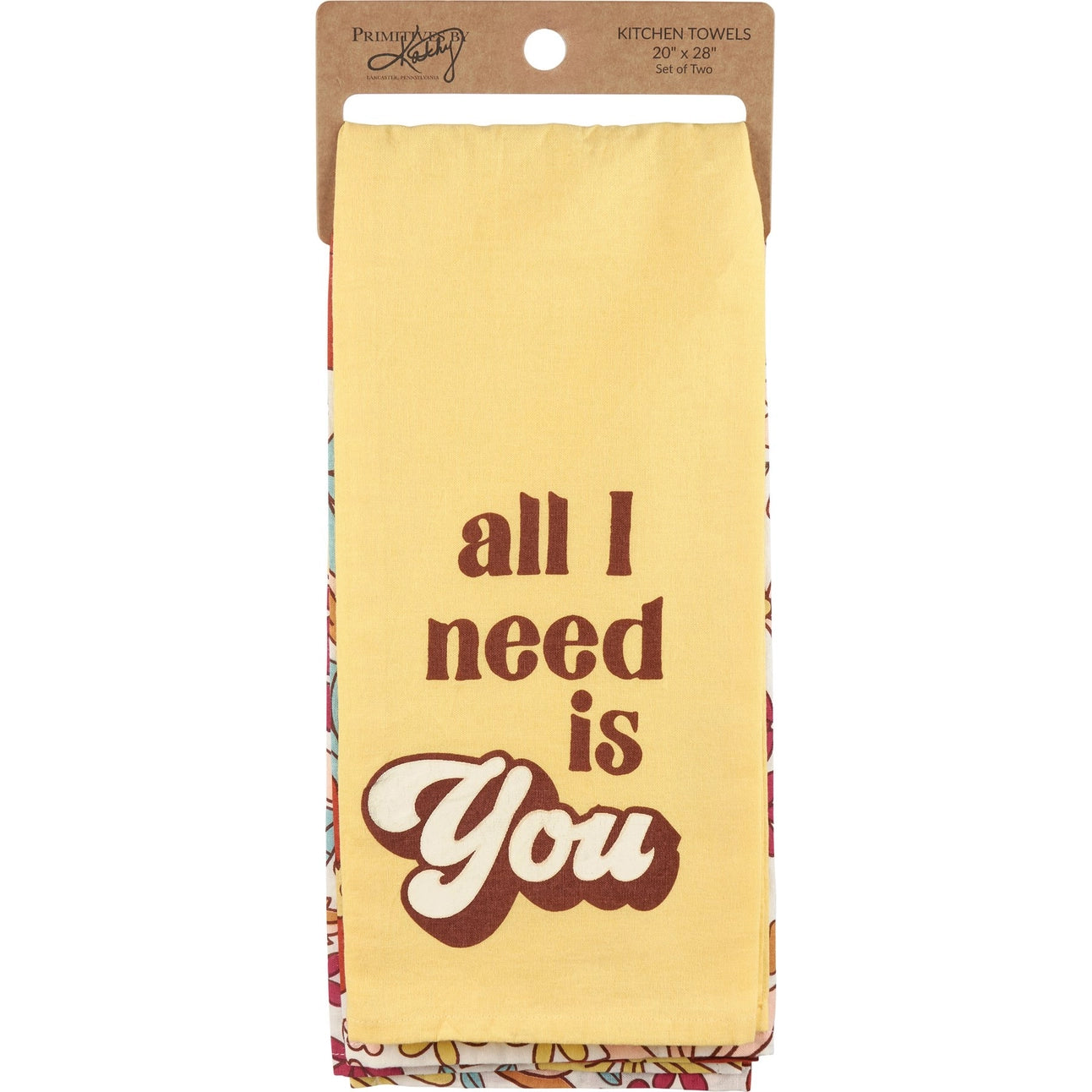All I Need Is You Kitchen Towel Set