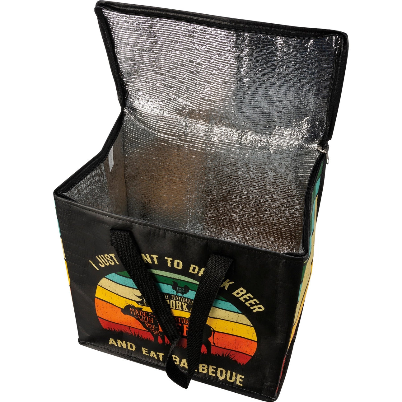 I Just Want To Drink Beer and Eat Barbeque Insulated Tote