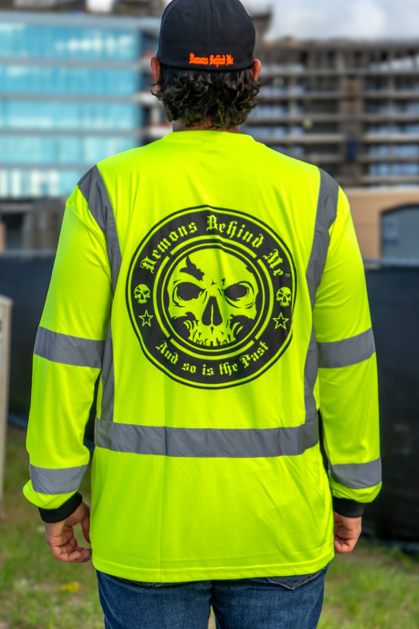 Premium, Class 3 Branded Hi-Vis Long Sleeve T-Shirt