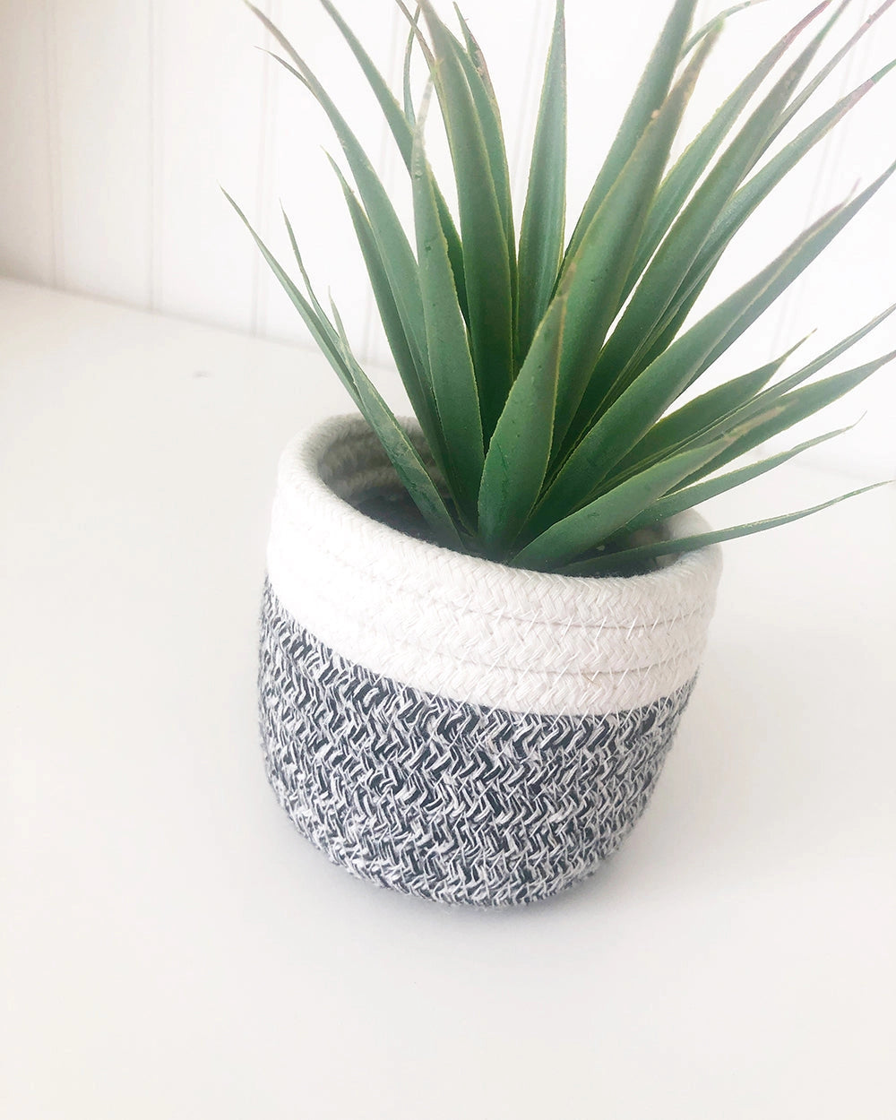 Fabric Pot Faux Succulent – 7"