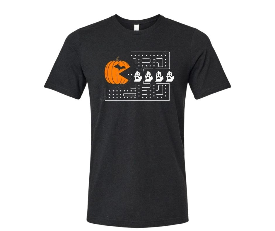 Halloween Michigan UP Eats the Mitten T-Shirt - SMALL