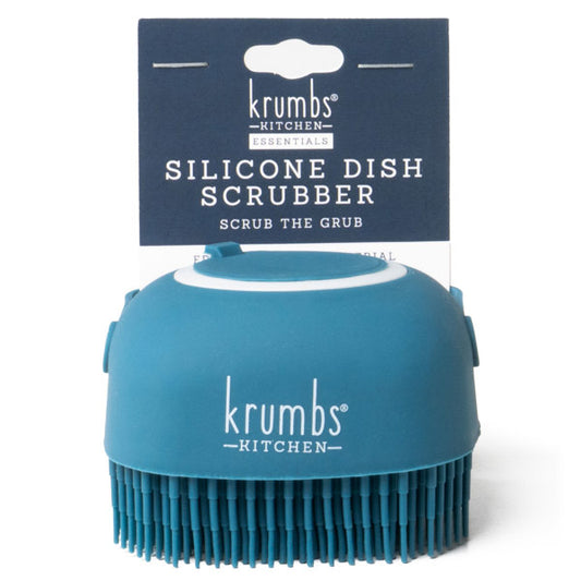 Krumbs Kitchen Silicone Dish Scrubber - Blue