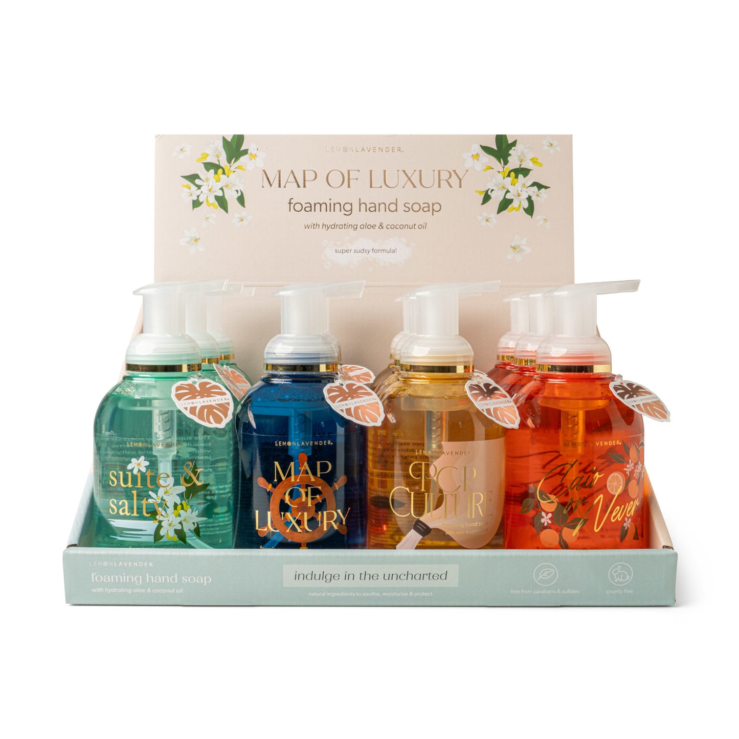 Lemon Lavender Foaming Hand Soap Map of Luxury Collection