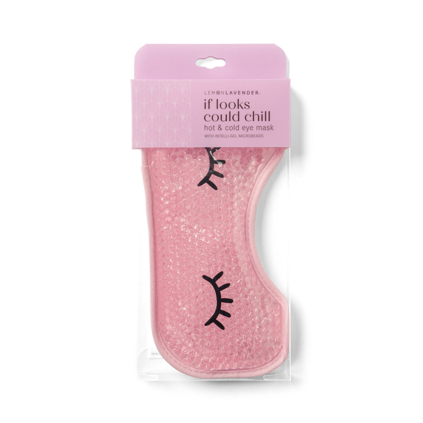 Lemon Lavender “If Looks Could Chill” Hot & Cold Gel Eye Mask – Reusable Relief Mask