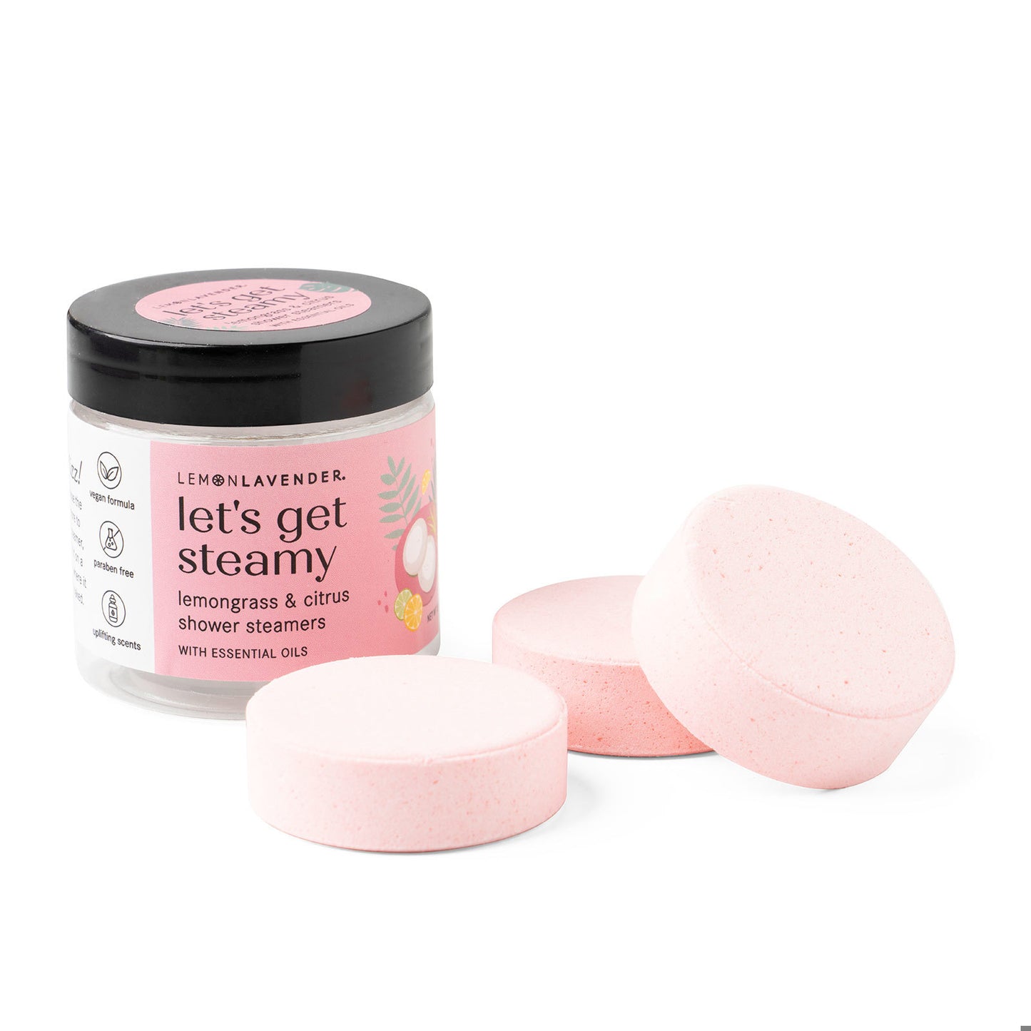 Lemon Lavender® Shower Bombs – 3 Pack Aromatherapy Steamers with Essential Oils