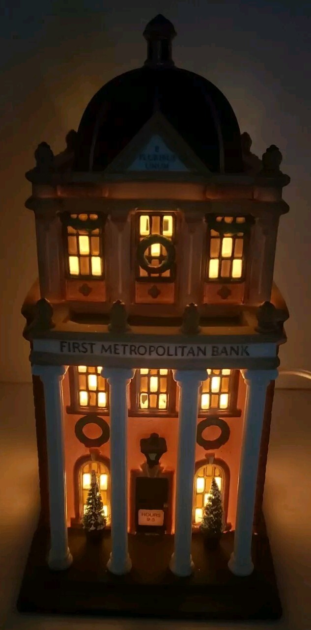 Department 56 Christmas in the City - First Metropolitan Bank #5882-3